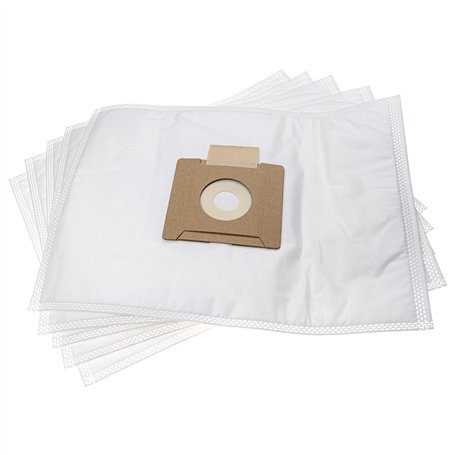 vhbw 5x Sacs remplacement pour Kärcher 4054278229652, 2.863-236.0 pour aspirateur - microfibres non tissées, 35cm x 26,5cm blanc