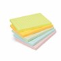 Amazon Basics Carrée blocs de feuillets autocollants lignés, Lot de 5, Couleurs assorties, 102 x 152 mm
