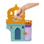 Mattel Princesses Disney Le Château de Jasmine Coffret Histoires à Empiler, maison de poupée avec mini-poupée, 2 amis et 7 éléme