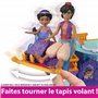 Mattel Princesses Disney Le Château de Jasmine Coffret Histoires à Empiler, maison de poupée avec mini-poupée, 2 amis et 7 éléme