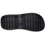 Crocs Classic Mega Crush Sandales Noires pour Femme, Noir, 7 UK