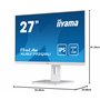 Ecran PC - IIYAMA Prolite XUB2792QSU-W5 - 27 WQHD - Dalle IPS - 5 ms - 75Hz - HDMI / DisplayPort / DVI / USB - Pied réglable