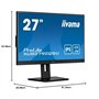 Ecran PC - IIYAMA XUB2792QSU-B5 - 27 WQHD - Dalle IPS - 5 ms - 75Hz - HDMI / DisplayPort / DVI