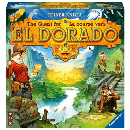 Ravensburger - El Dorado - Jeu de stratégie Famille - Jeu de Plateau deckbuilding - 2 à 4 Joueurs dès 10 Ans - Version française