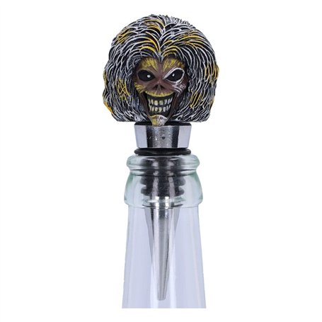 Nemesis Now Bouchon de bouteille Iron Maiden Killers sous licence officielle, argent, 10 cm