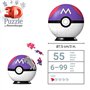 Ravensburger - Puzzle 3D Ball - Master Ball Pokémon - A partir de 6 Ans - 54 pièces numérotées à Assembler sans Colle - A Collec