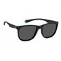 Polaroid PLD 2140/s Sunglasses, 3OL/M9 MT BLK GRN, 55 Unisex