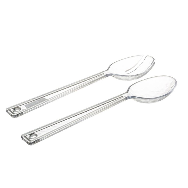 5five - couverts à salade 'green harmony' transparent