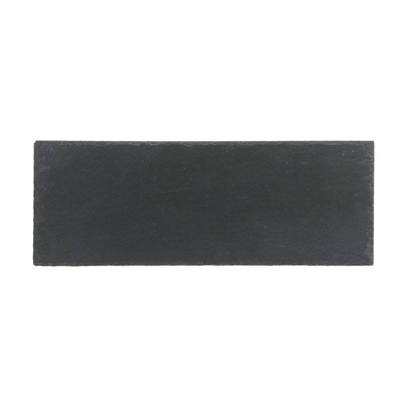 Image secondaire de Secret de gourmet SG Lot De 6 Assiettes En Ardoise - L 30 X L 11 Cm - Noir