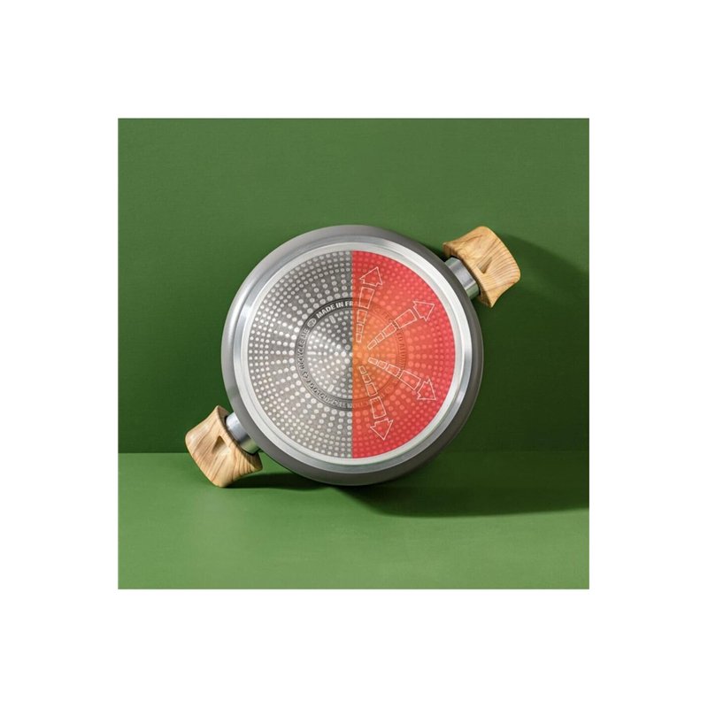 Image secondaire de Tefal Renew Faitout 24 cm, Revêtement antiadhésif céramique, Eco-conçue, Recyclée, Cuisson saine, Thermo-Signal, Ustensile sûr,