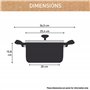 Tefal Renew Faitout 24 cm, Revêtement antiadhésif céramique, Eco-conçue, Recyclée, Cuisson saine, Thermo-Signal, Ustensile sûr,