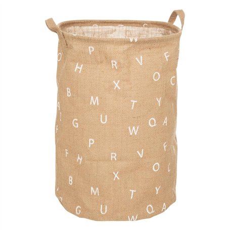 Atmosphera - Panier Enfant Alphabet - Jute