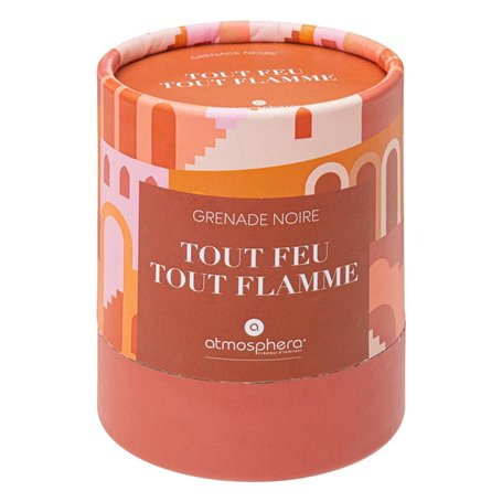 Atmosphera - Bougie parfumée Jomy - grenade noire - 200g