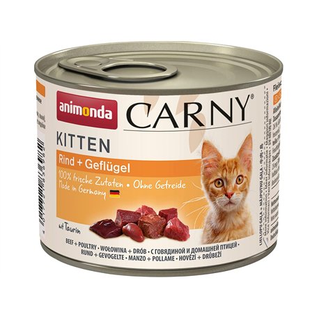 animonda Carny Lot de 12 Paquets de Nourriture Humide pour Chat – Cocktail volaille, 200 g