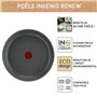 TEFAL Ingenio Renew Poêle 26 cm, Revêtement céramique antiadhésif, Recyclée, Cuisson saine, Thermo-Signal ™, Cuisson sûre, Fabri