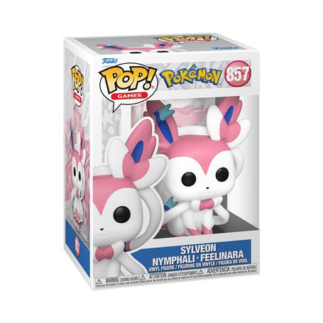 Funko Pop! Games: Pokemon - Sylveon - Nymphali - Figurine en Vinyle à Collectionner - Idée de Cadeau - Produits Officiels - Joue