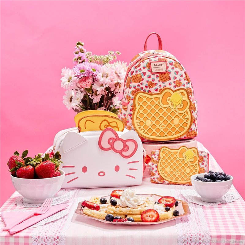 Image secondaire de Loungefly Cross Body Bag Hello Kitty Breakfast Toaster Nouveau Officiel Sanrio