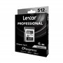 Lexar Professional CFexpress Type-B 512 Go Argent Lecture maximale 1750 Mo/s Écriture max 1300 Mo/s Compatible avec les fabrican