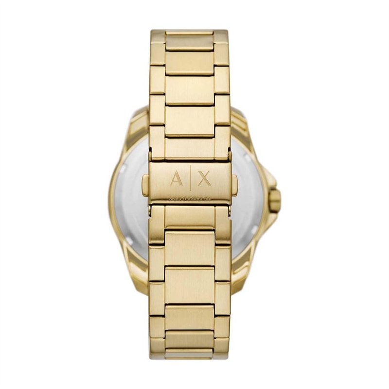 Image secondaire de Armani Exchange Montre pour homme mouvement quartz/3 aiguilles date boîtier 44mm avec bracelet acier AX1951