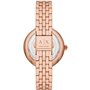 Armani Exchange Montre pour femme, mouvement quartz/3 aiguilles, boîtier de 38 mm avec bracelet en acier inoxydable AX5384