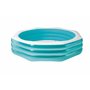INTEX Piscine familiale octogonale gonflable 58492EP Swim Center - Capacité : 254 x 254 x 55,9 cm - Bleu