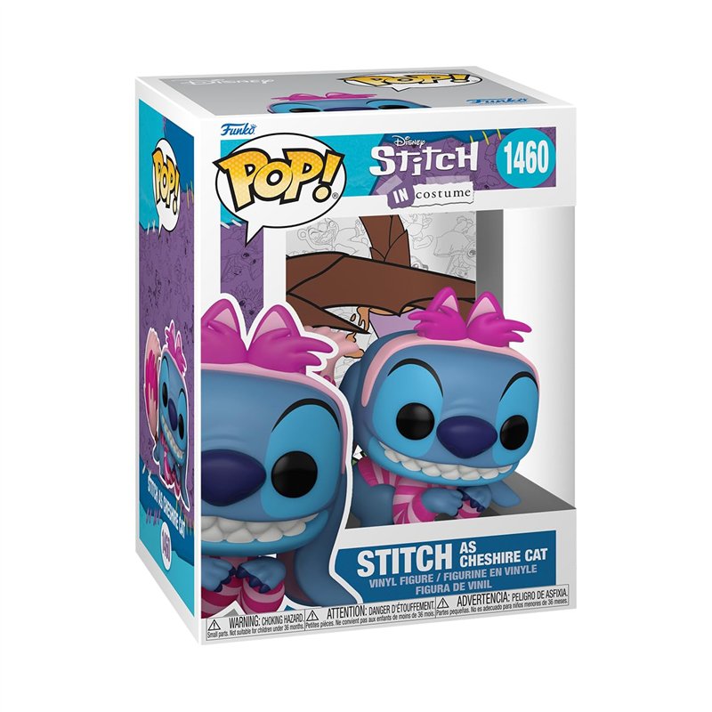 Funko Pop! Disney: Stitch Costume - Cheshire - Lilo and Stitch - Figurine en Vinyle à Collectionner - Idée de Cadeau - Produits