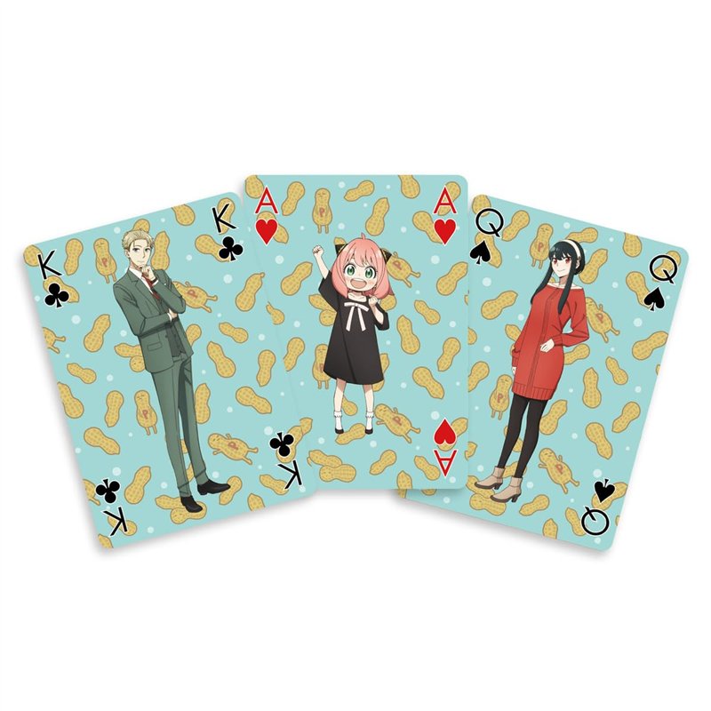 Crunchyroll - Spy x Family - 52 Playing Cards - Poker Card Game Deck Playing Cards - Original & Licensed