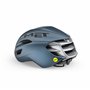 MET Manta MIPS Vélo Hel Unisexe, Bleu Marine argenté Mat, M