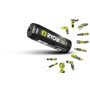 RYOBI Gonfleur 4V USB Lithium - jusqu'à 6,9 bars - Câble USB-C - 1 batterie 4V 2,0 Ah USB Lithium - Livré avec 3 embouts de gonf