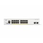 Cisco Commutateur administrable Cisco Catalyst 1300-16FP-2G, 16 Ports GE, PoE complète, Ports SFP 2x1GE, Garantie limitée à Vie