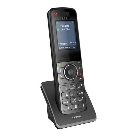 Snom M55 TéLéPhone sans Fil NuméRique DECT - Grand ÉCran Couleur 2,4-6 Touches Programmables - Batterie Longue Durée - Comp