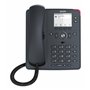 Snom D150 TéLéPhone VoIP SIP avec Fil Gris Ardoise - ÉCran LCD 2,8 Pouces, Switch Ethernet Gigabit, PoE Classe 1, 2 Comptes S