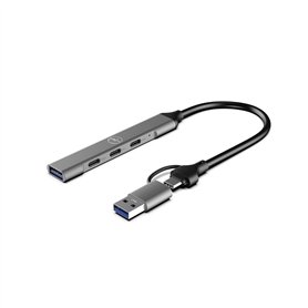 Mobility Lab – Hub 2 en 1 en USB ou USB-C – 3 Ports USB-C et 1 Port USB – Design très Fin – Transfert de données Ultra Rapide –  Mobility Lab – Hub 2 en 1 en USB ou USB-C – 3 Ports USB-C et 1 Port USB – Design très Fin – Transfert de données Ultra Rapide –