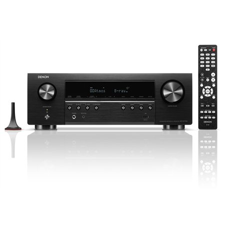 DENON Récepteur Home Cinéma AVR-S770H 7,2 Ch (modèle 2023) – Récepteur HDMI 8K UHD (75 W x 7), streaming sans fil via HEOS intég