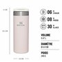 Stanley Aerolight Transit Mug Isotherme Café 0.47L - 6 Heures Chaud - 8 Heures Froid - Couvercle Étanche et Blocable - Thermos -