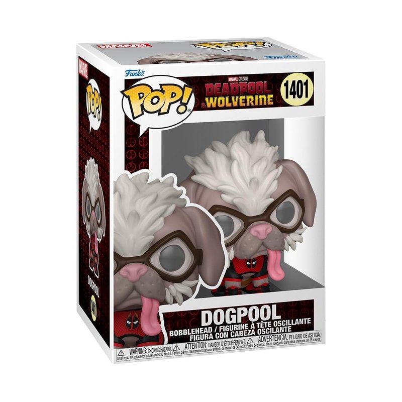 Funko Pop! Marvel: Deadpool & Wolverine - Dogpool - Figurine en Vinyle à Collectionner - Idée de Cadeau - Produits Officiels - J