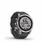 Garmin - Fenix 7 - Montres GPS Multisports connectée Haute Performance - Silver avec Bracelet Gris - Boitier 47mm (Reconditionné
