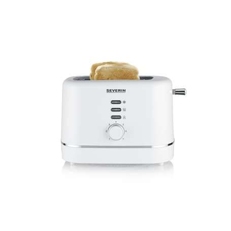 SEVERIN Grille-pain automatique 850 W, Toaster compact 2 fentes jusqu'à 2 tranches, Grille-pain électrique avec réglage du degré