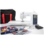 Jaguar Machine à Coudre Informatisée 200SQ, 200 Points, 9 Boutonnières Automatiques, Comprend un Grand Paquet d'Accessoires