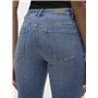 VERO MODA Jean Coupe Droite VMFLASH Taille Moyenne Straight Fit Jeans Medium Blue Denim XL 32 Medium Blue Denim XL / L32