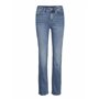 VERO MODA Jean Coupe Droite VMFLASH Taille Moyenne Straight Fit Jeans Medium Blue Denim S 30 Medium Blue Denim S / L30