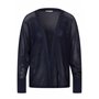 STREET ONE A253778 Cardigan en Maille, Bleu Foncé, 46 Femme Pull-Over
