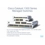 Commutateur administrable Cisco Catalyst 1300-16XTS, 8 Ports cuivre 10G, 8 Ports SFP+ 10GE, Garantie limitée à Vie (C1300-16XTS)