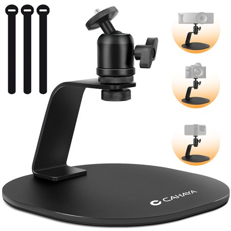 CAHAYA Support de projecteur de Bureau avec Interface de vis de 1/4 Pouce Support de projecteur de Table Multi-Angle avec capaci