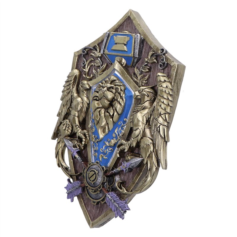 Image secondaire de Nemesis Now World of Warcraft Alliance Plaque murale 30 cm Bleu Produit officiel World of Warcraft Décoration murale à suspendre