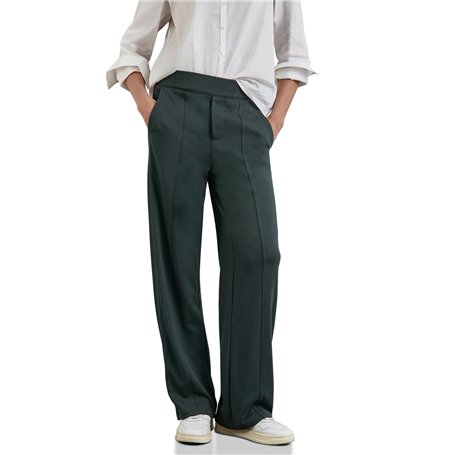 STREET ONE A378076 Pantalon Coupe Décontractée, Vert Sapin, 44W x 30L Femmes