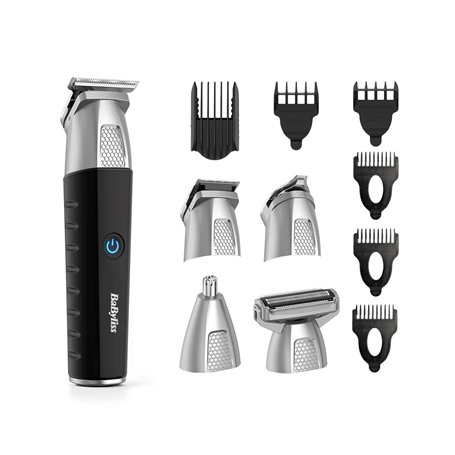 BaByliss - MT812E - Tondeuse multi-usages 11 en 1 Lithium Power, Sans fil, Pour l'entretien complet du visage et du corps avec u