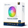 SilverStone Technology Shark Force 140 ARGB, Ventilateur ARVB PWM de 140mm aux performances améliorées, SST-SF140W-ARGB (blanco)