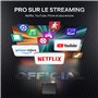 App Intégrée Videoprojecteur 4K Supportée Dolby Audio&Netflix 2025 Upgraded EAZZE D1 Pro Portable Projecteur Video WiFi Bluetoot