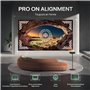 App Intégrée Videoprojecteur 4K Supportée Dolby Audio&Netflix 2025 Upgraded EAZZE D1 Pro Portable Projecteur Video WiFi Bluetoot